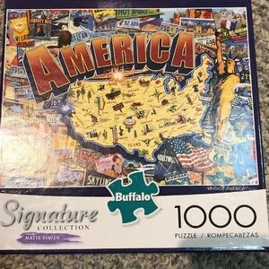 America Map 1000 Piece Puzzle 🌺